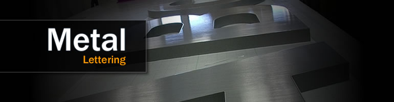metal letters and signs