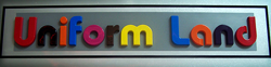 3D sign letters above store-front