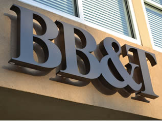 BB&T 3d letters