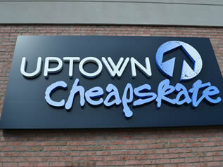 uptown cheapskate metal logo