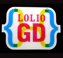 Lolio GD Acrylic Sign