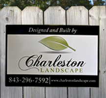 Charleston Landscape Alumalite Sign