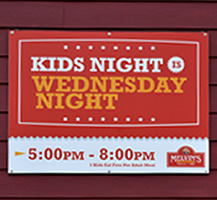 Kids Night Alumalite Sign