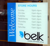 Belk Decal