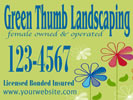 Browse landscaping decal templates