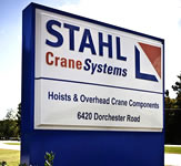 Stahl Crane Lighted Sign Face