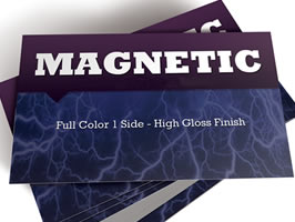 Example of magnetic business card