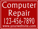 Browse magnetic computer repair sign templates Browse magnetic computer repair sign templates