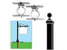 Browse post and pole mounting