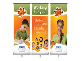 Example of trade show banner sign