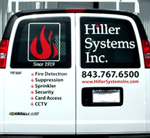 Hiller Systerms Custom Van Lettering and Graphics