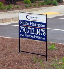Real Estate Sign - Metal Yard Sign