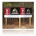 picture of an armour-wood custom sign