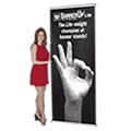 Picture of a traditional banner stand