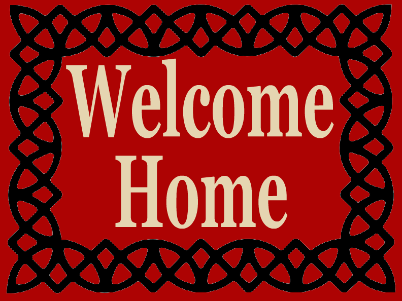 welcome home template