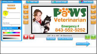 Screenshot of SignMagic Online Design Center