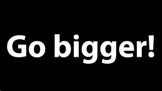Sign Font Sizes: Go Bigger!