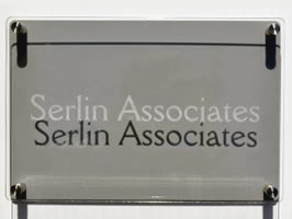 Example of engraved acrylic sign Example engraved acrylic sign