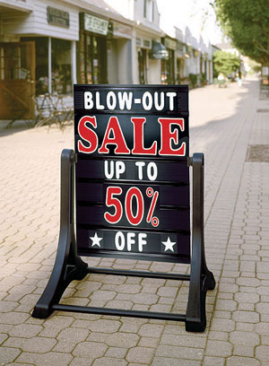 SLUSH A board Drinks Pavement Sign Outdoor Street Catering Swinger 2 Aboard