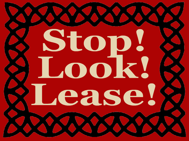 for lease sign template