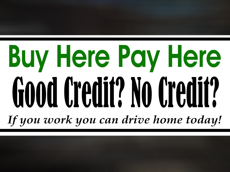 Buy Here Pay Here Templates