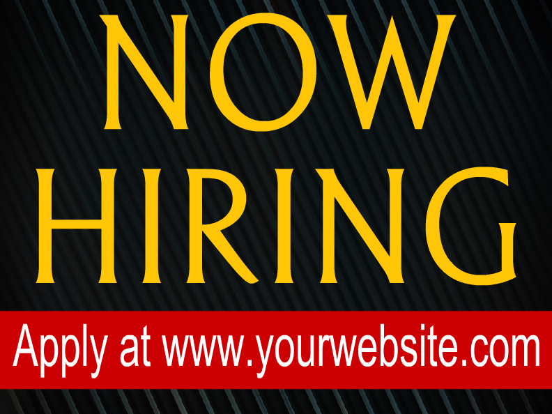 now hiring templates now hiring sign template